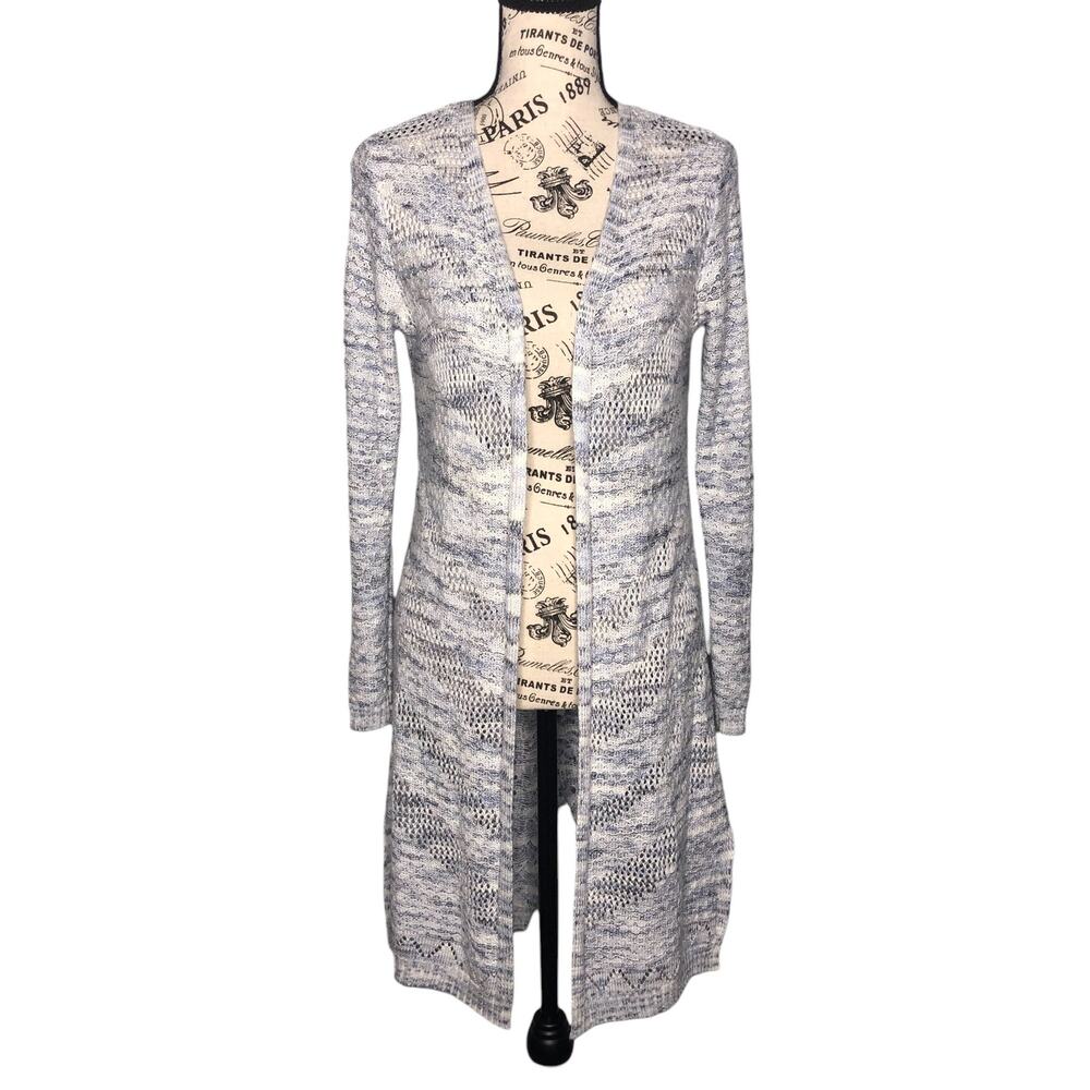Love Ellie (S) Anastasia Braid Detail Pointelle Duster Cardigan - Stitch Fix